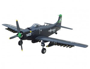 Top RC Super Scale Mini A1 Skyraider Blue PNP Version Top RC Super Scale Mini A1 Skyraider Blue PNP Version